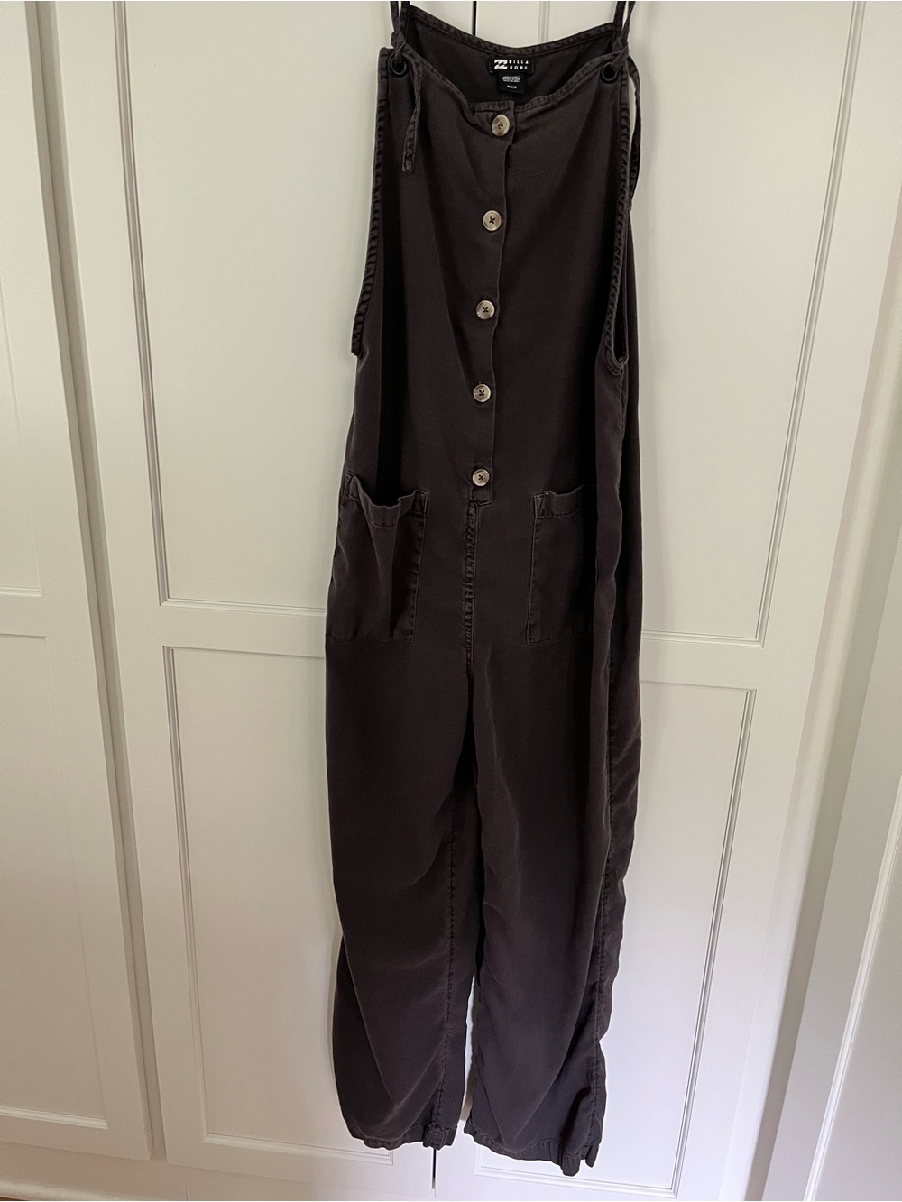 Billabong Beach Cruiser Jumpsuit, Black/Charcoal, Medium
